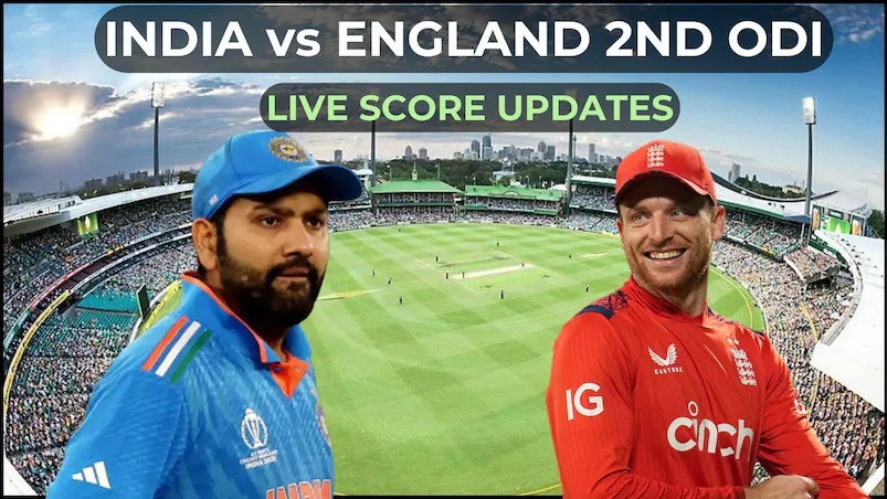 India vs England 2nd ODI Live Score England Batting, Stay Updated with the Latest Action!