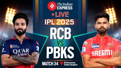 RCB vs PBKS - Match 34