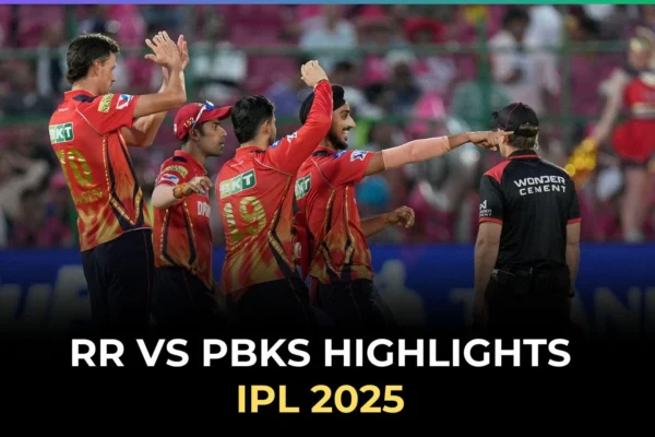 RR vs PBKS Match 59 – TATA IPL 2025: Punjab Kings Secure Crucial Win to Edge Closer to Playoffs