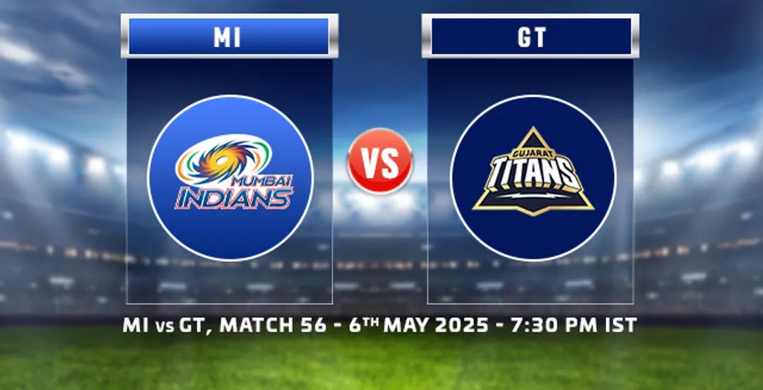MI vs GT: Epic IPL 2025 Match 56 – Drama and Thrills MI GT Epic IPL 2025 Match 56